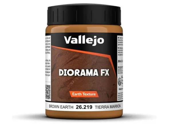 Vallejo Texture Brown Earth 200ml