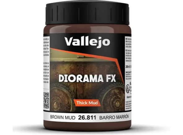 Vallejo Texture Brown Mud 200ml