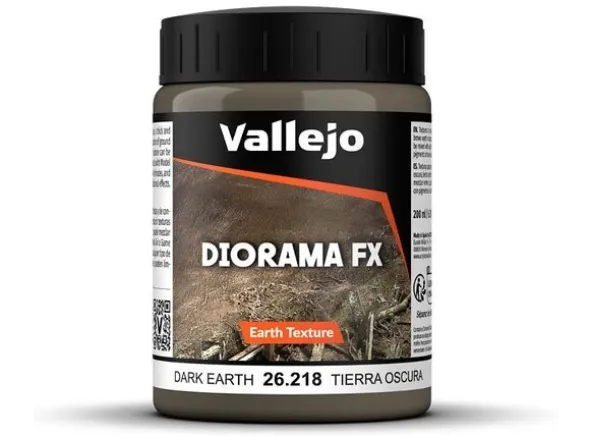 Vallejo Texture Dark Earth 200ml