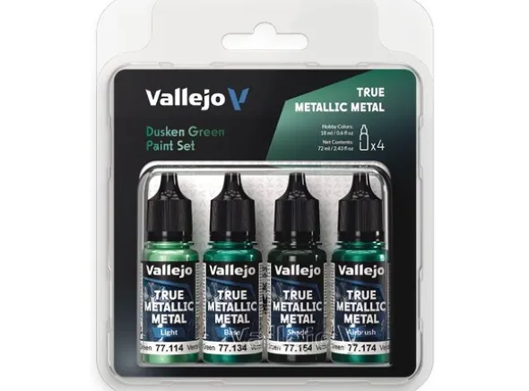 Vallejo True Metallic Set Dusken Green