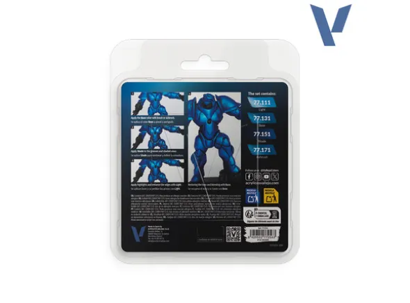 Vallejo True Metallic Set Sapphire Blue