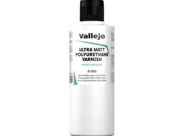 Vallejo Ultra Matt Poly Varnish 200ml