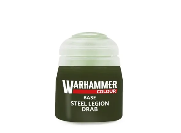 Warhammer Colour Base Steel Legion Drab