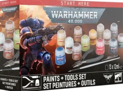 Warhammer 40K Paints + Tools Set