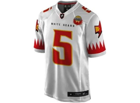 White Scars Sports Jersey - Large