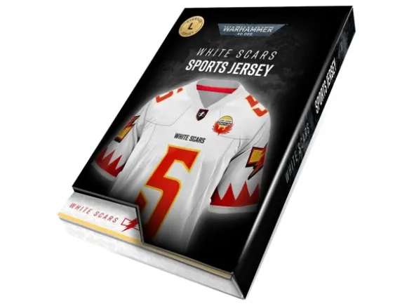 White Scars Sports Jersey - Small