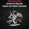 Wood Elf Realms Noble on Forest Dragon