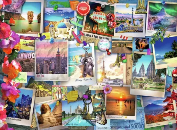 World Travel Pinboard 500 biter