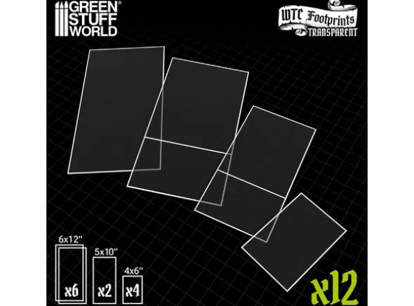 WTC Terrain Glasspack Footprints Set x2