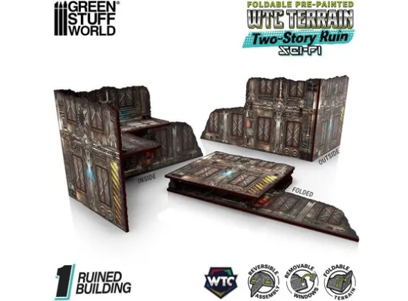 WTC Terrain Two-Story Ruin Sci-Fi