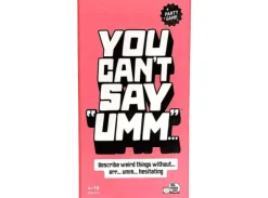 You Cant Say Umm Partyspill